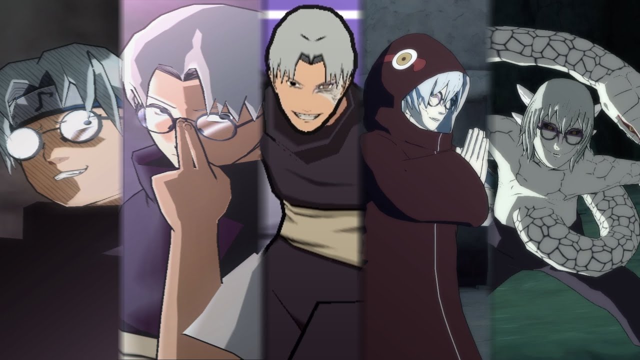 Kabuto Ultimate Jutsus Evolution in All Naruto Ultimate Ninja Series