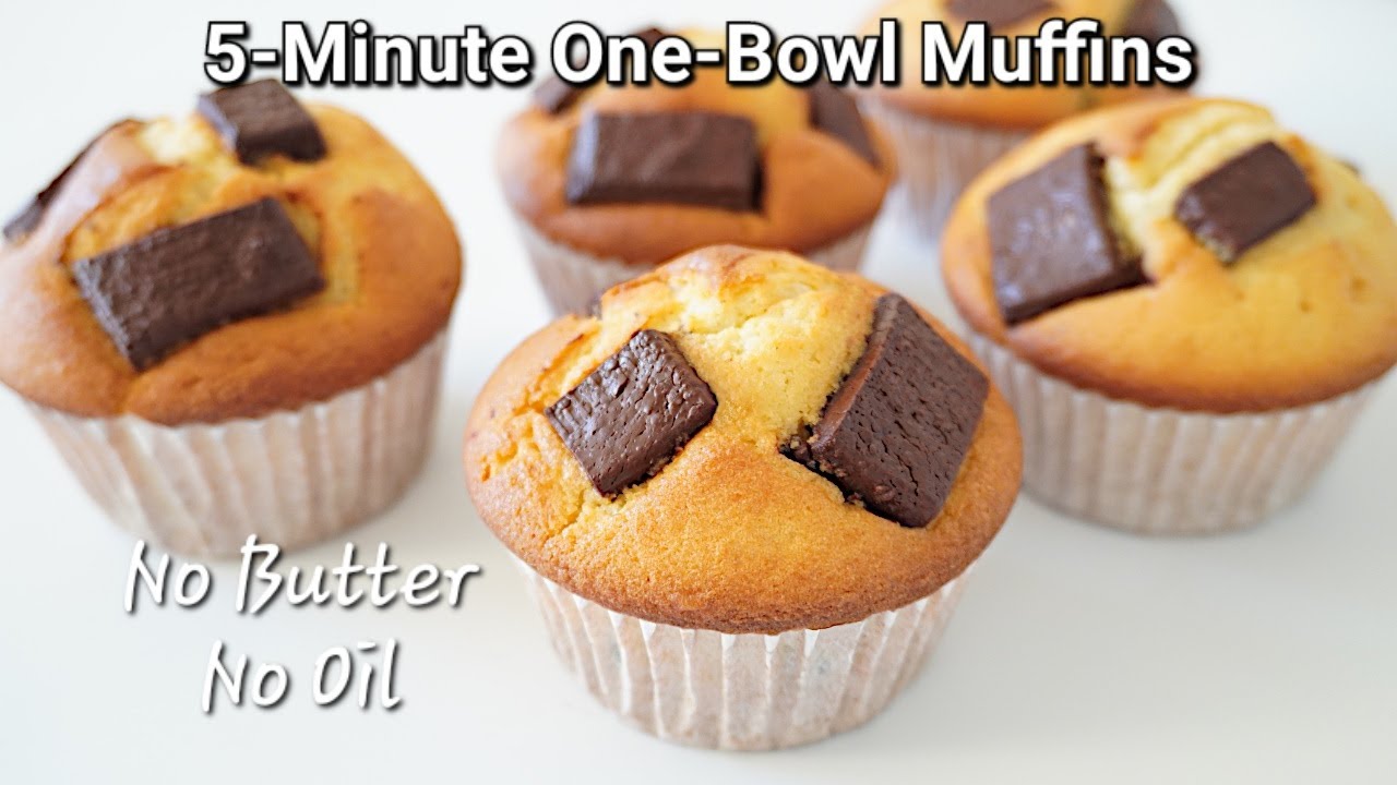 No Butter, No Oil, Just 5 Minutes! Easy & Delicious Muffin Recipe!