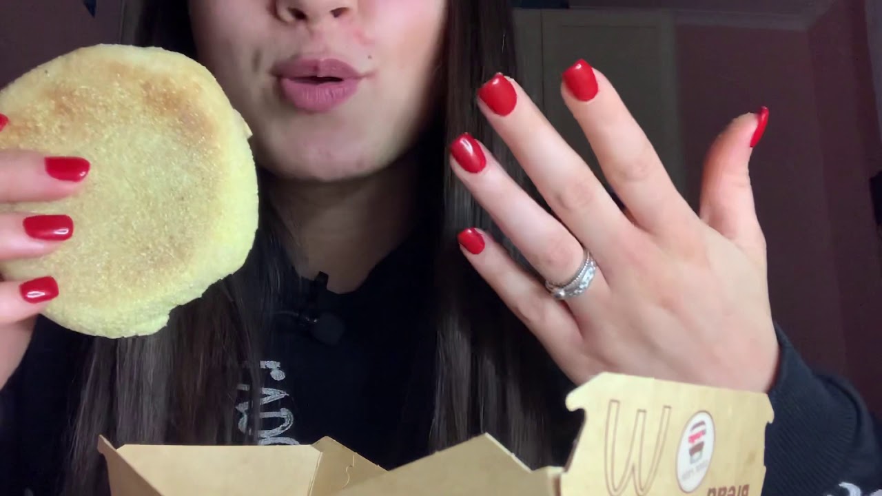 Asmr Ita [mangio il MCDONALD🍟🍔]