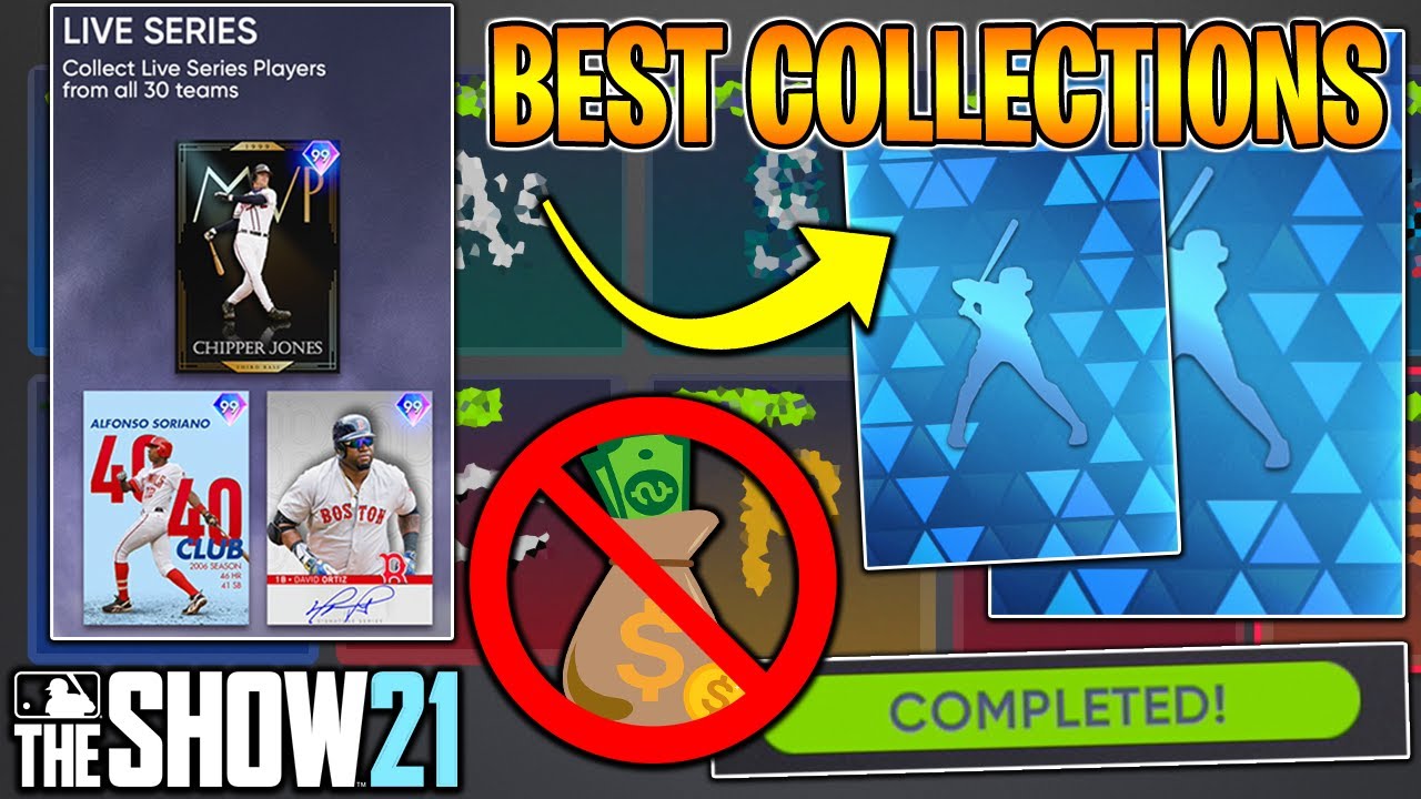BEST Collections for NO MONEY SPENT in MLB The Show 21 Diamond Dynasty
