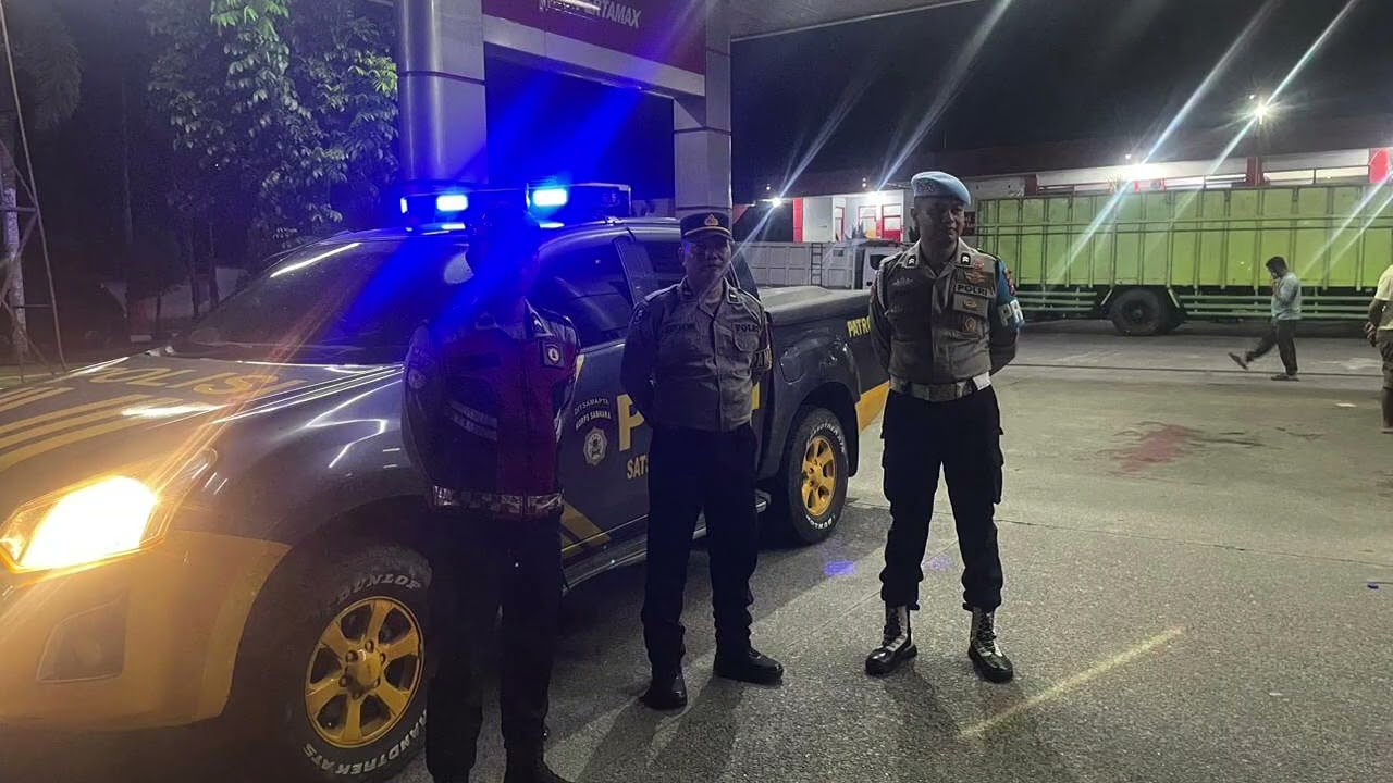 PATROLI BLUE LIGHT POLRES AGAM