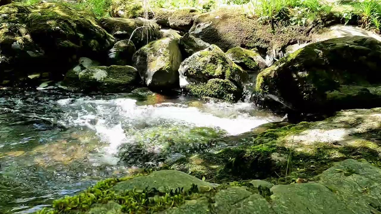 Water stream natural sound