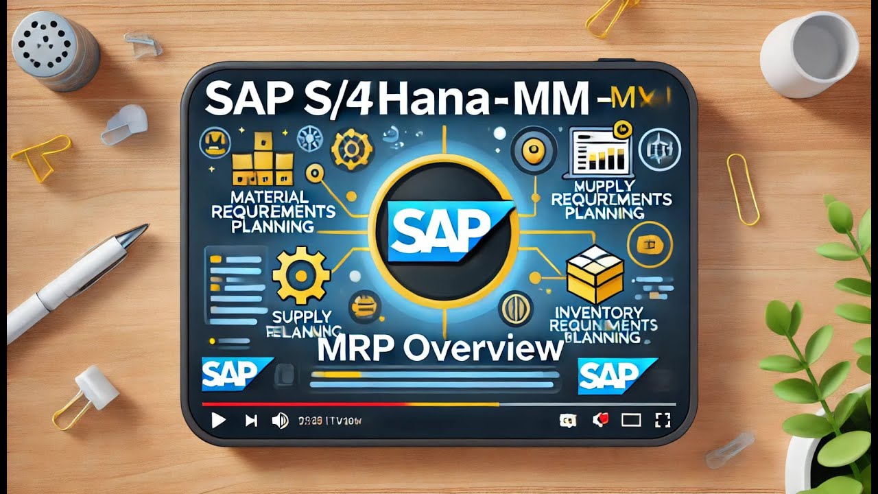 Class 32: SAP S/4HANA MM-MRP (Material Requirements Planning) Overview