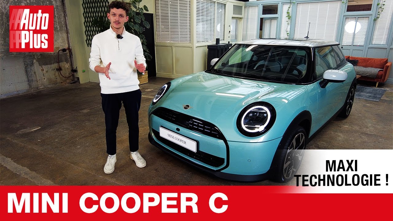 MINI COOPER C : mini citadine mais MAXI TECHNOLOGIE ! - à bord de