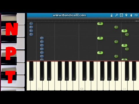 Katy Perry - Dark Horse - Piano Tutorial Synthesia