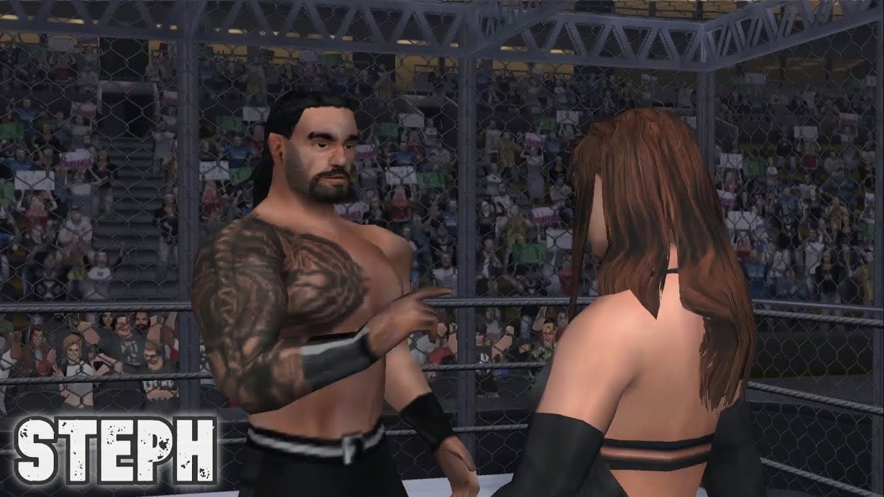 Roman Reigns vs. Stephanie | Bad Blood | HELL in a CELL | Intergender | WWE SD! Here Comes the Pain