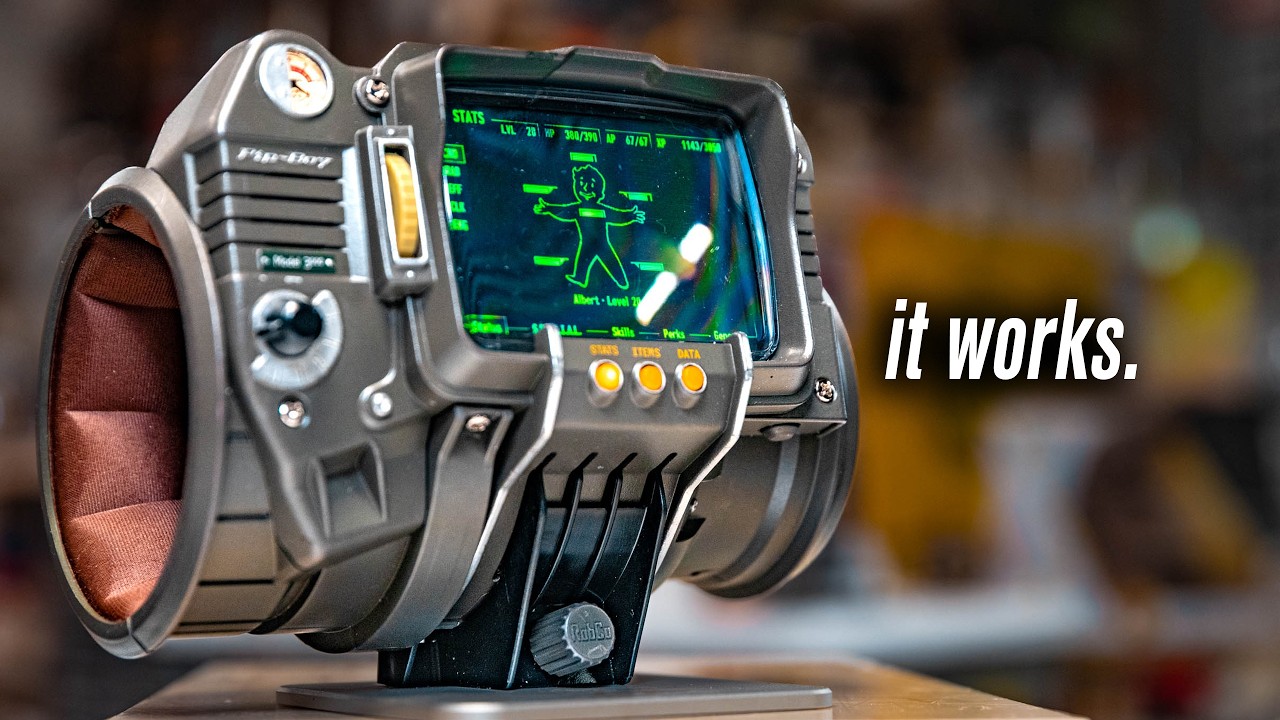 Hands-On with The Fallout 3 Pip-Boy 3000 Working Replica!