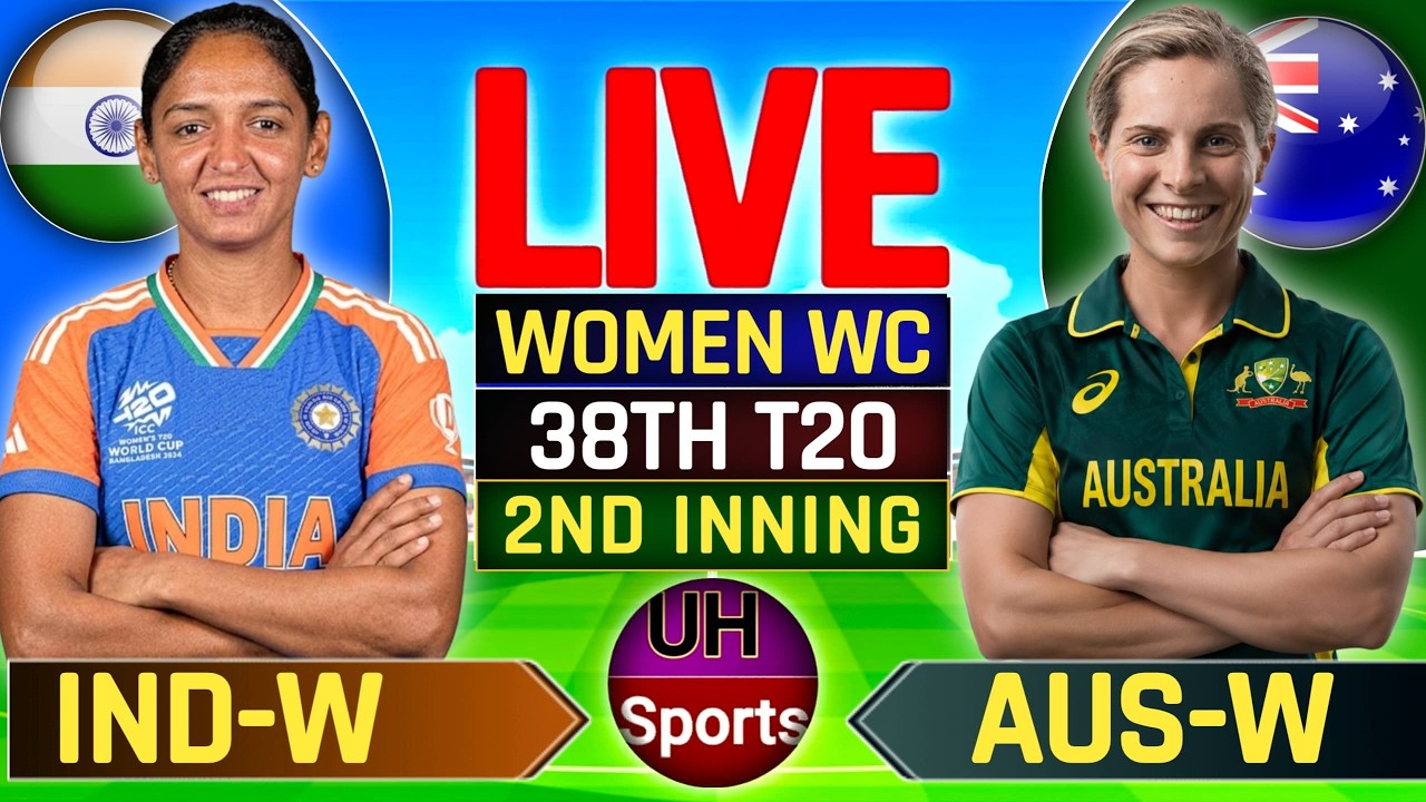 India vs Australia Live Match Commentary, Women T20 World Cup 2026 Live Cricket Match Today, 2nd Inn
