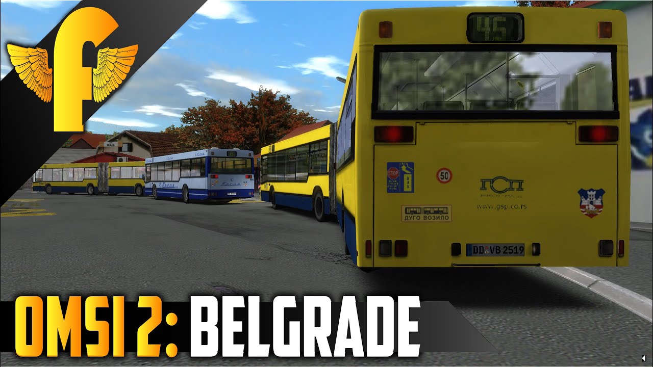 OMSI 2: Belgrade - Line 45 MAN NG312 Gameplay