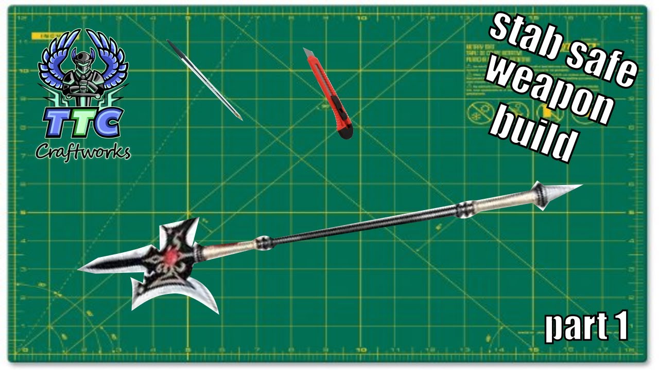 LARP stab safe weapon build.