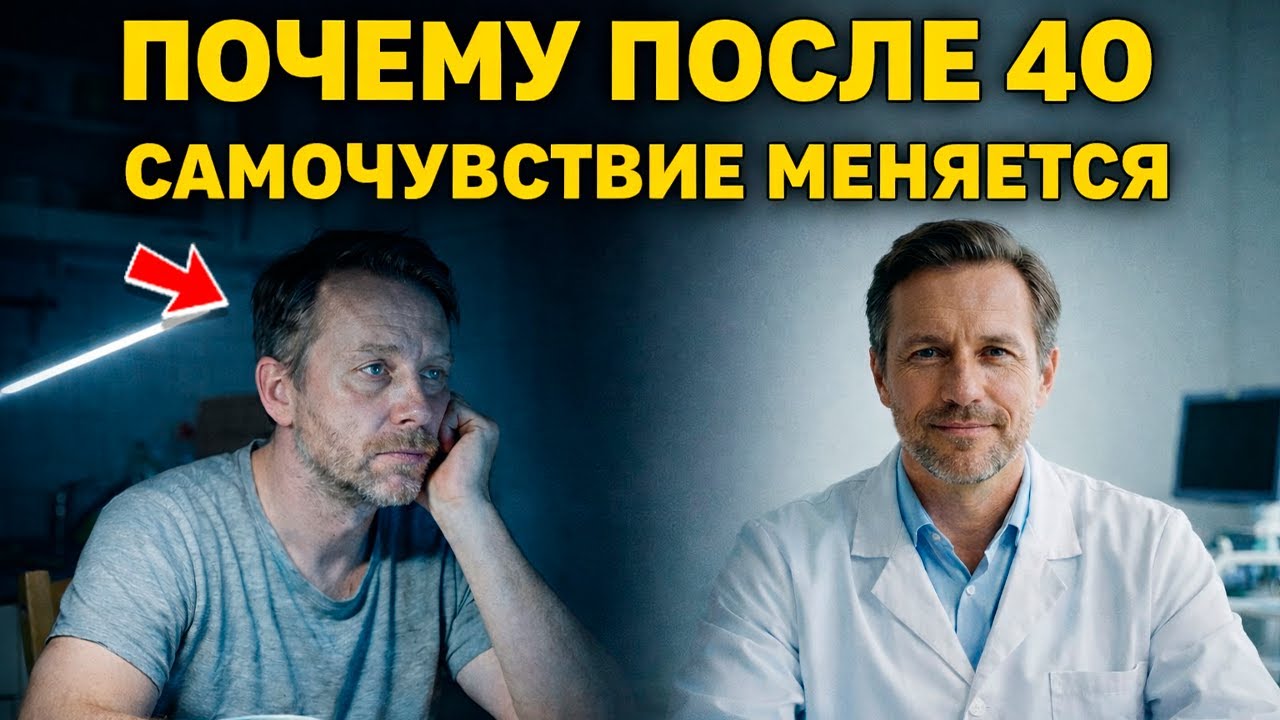Почему после 40 самочувствие меняется, даже если нет болезни