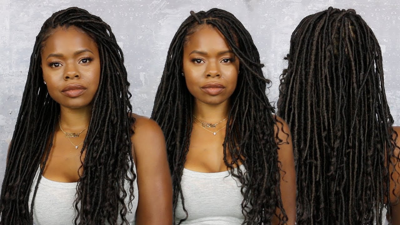How to Install  Small Goddess Locs - Lisa Bonet Inspired