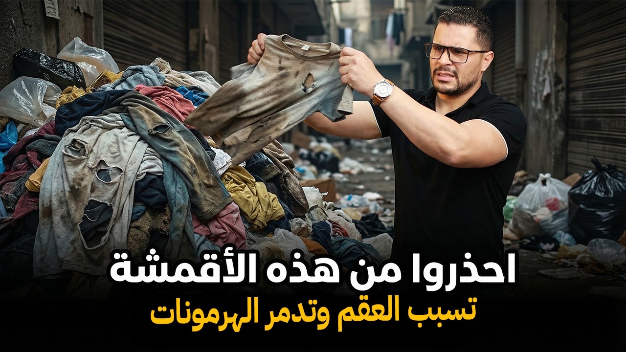 كل ده بيتسرب لجسمنا وبيدمر طاقتنا وهرموناتنا..احنا لابسين كيس زبالة