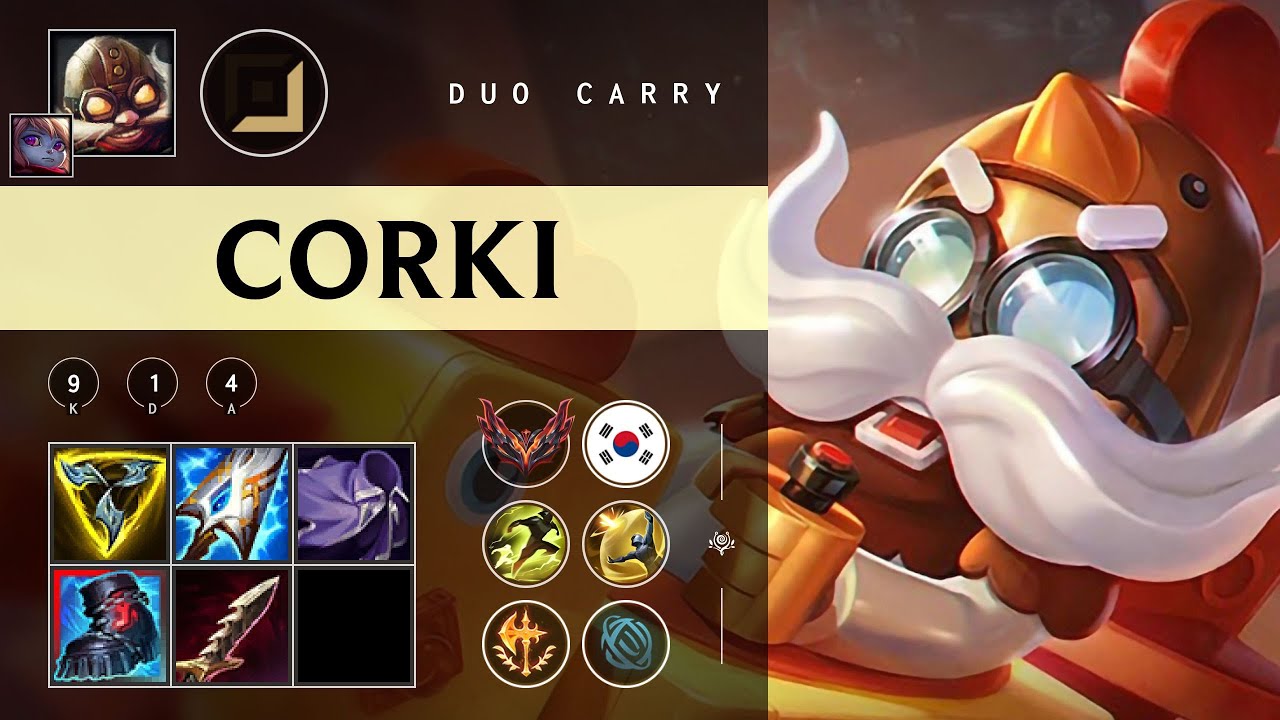 Corki ADC vs Jhin - KR Grandmaster Patch 25.24