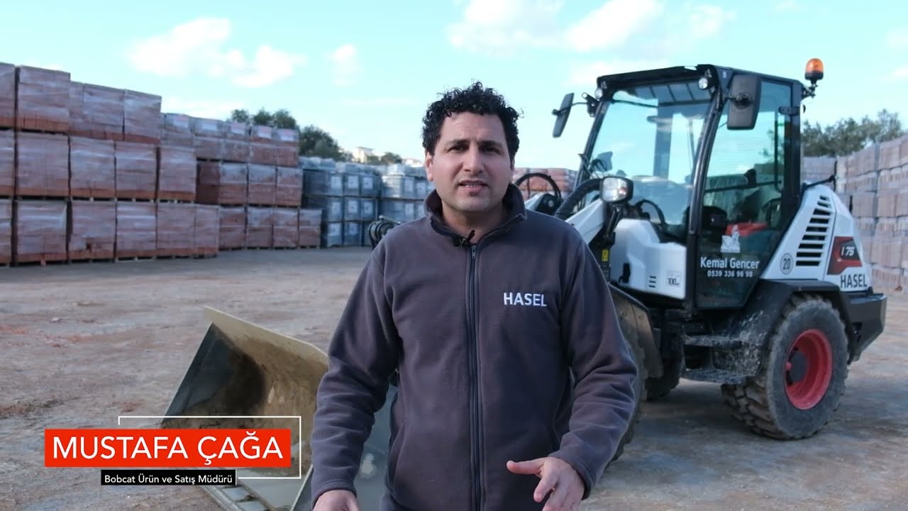 Bobcat Ürün ve Satış Müdürü Mustafa Çağa, Bobcat L-75 modelini tanıttı