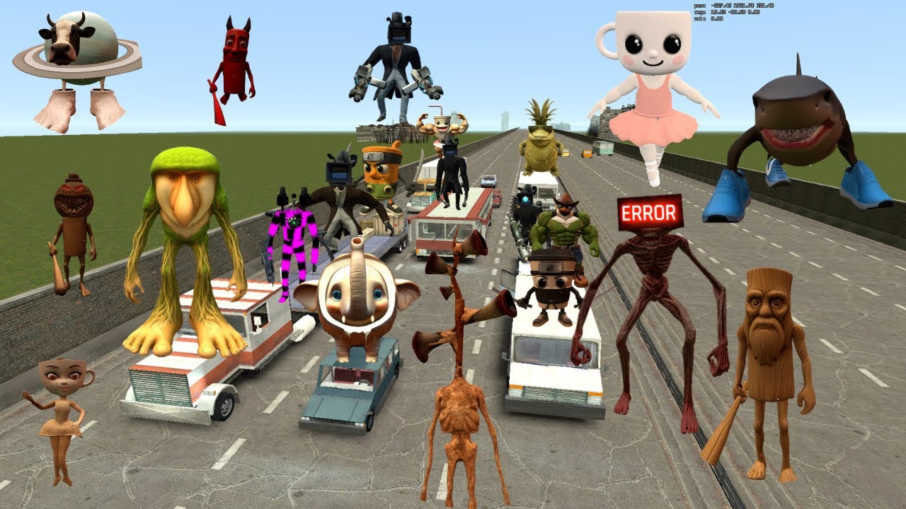 Spartan Kicking ALL Italian Brainrot Memes in Garry's Mod! #garrysmod #gmod #memes