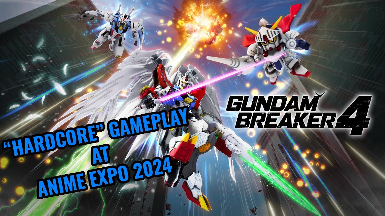 GUNDAM BREAKER 4 - Hardcore Demo Gameplay At Anime Expo 2024