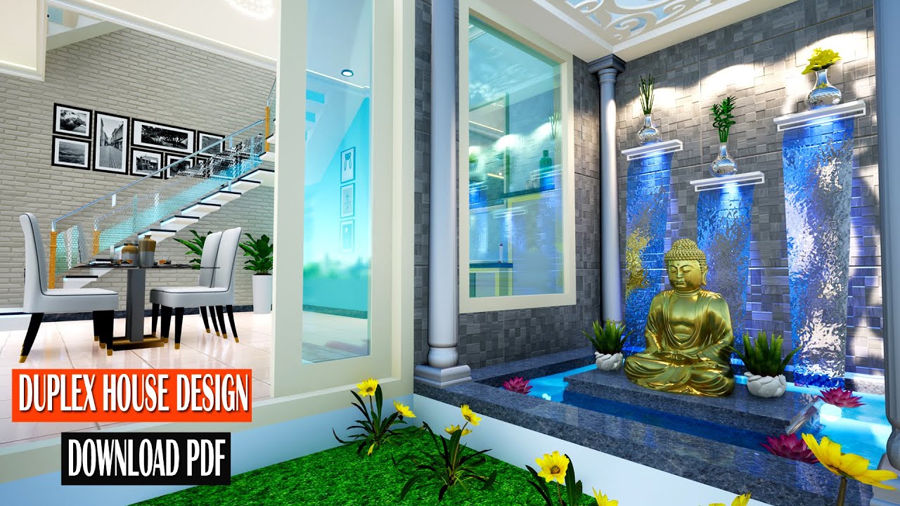 30*60 house plan 3d &ndash; 4 bedroom duplex house design - 30x60 duplex house plans