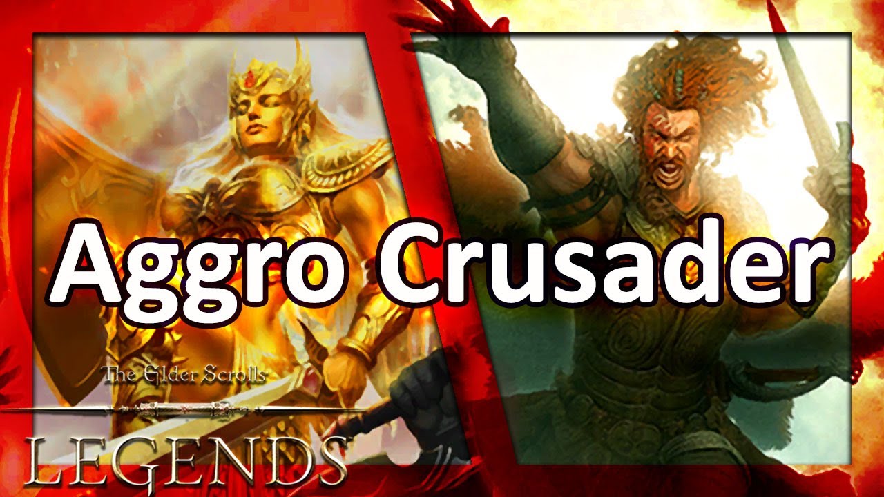 (TES: Legends) Aggro Crusader Laddering - The Power of Prophecies