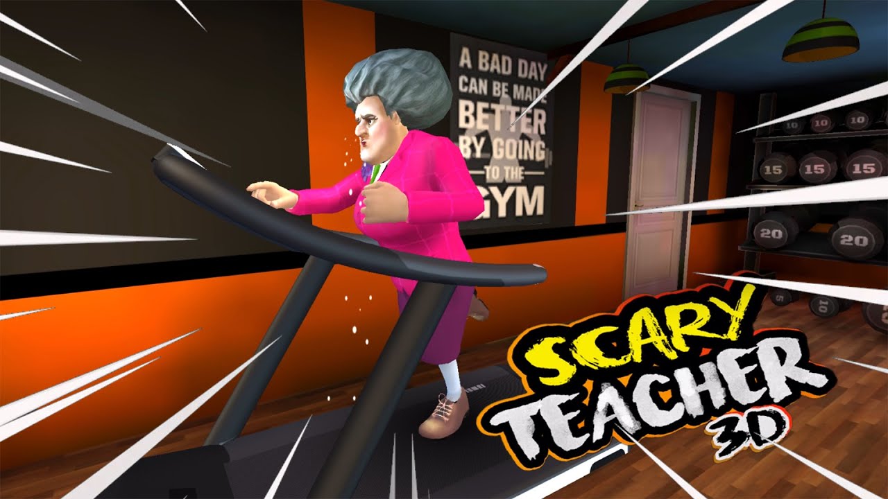 KORKUNÇ ÖĞRETMEN ZAYIFLAMAYA ÇALIŞIYOR 😎 | SCARY TEACHER 3D