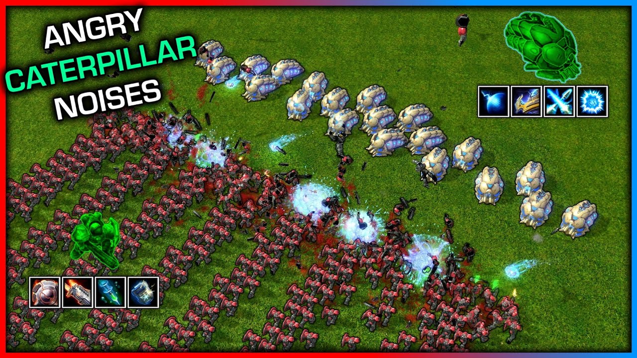 20 Angry Reavers vs 1000 Marines【Daily StarCraft Brawl】