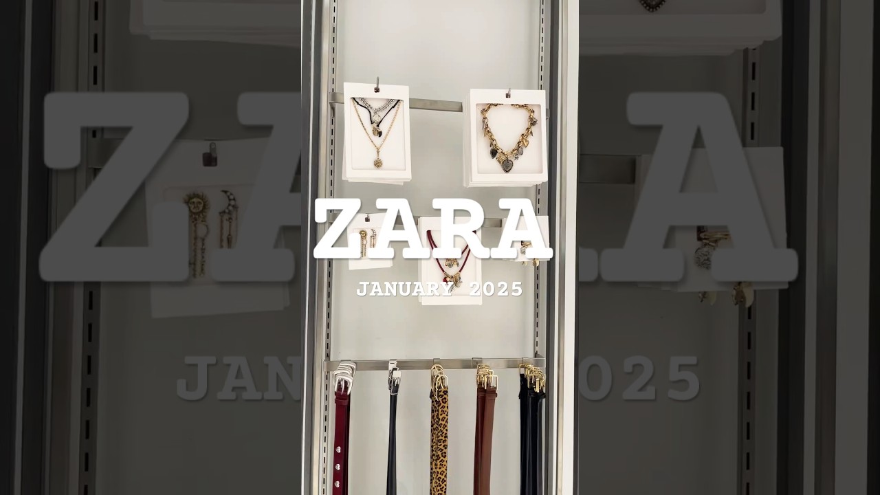 ZARA WOMEN&rsquo;S NEW COLLECTION JEWELLERY 💍/ JANUARY 2025 #jewellery #zara #fashion #trendingshorts