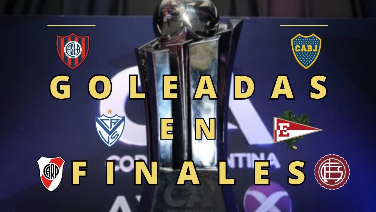Copas Nacionales: Finales Definidas por GOLEADAS 🏆⚽