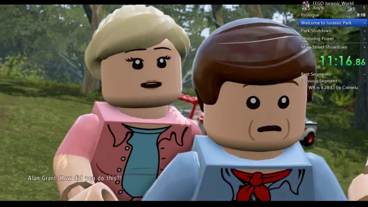[Speedrun] LEGO Jurassic World - Any% 4h36m21s