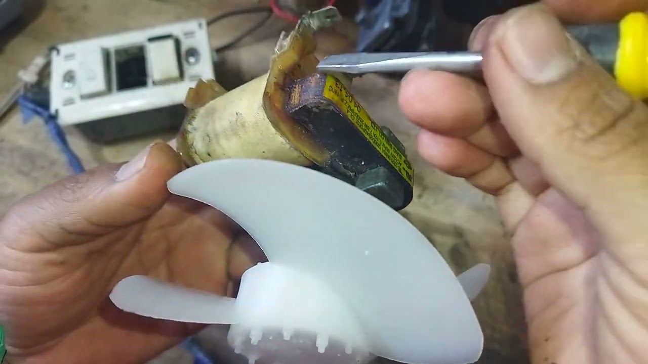 tres fallas diferentes de tres tipos de ventiladores diferentes de refrigerador