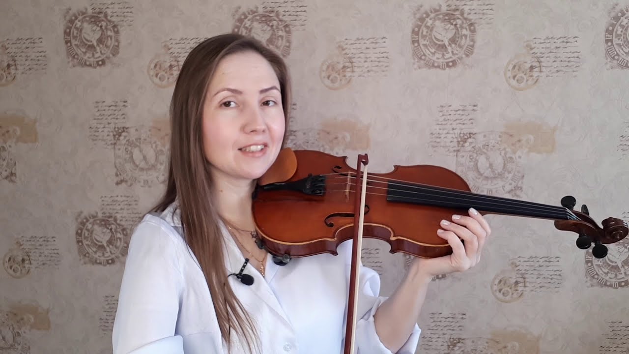 Как правильно вести смычок на скрипке часть 1/2