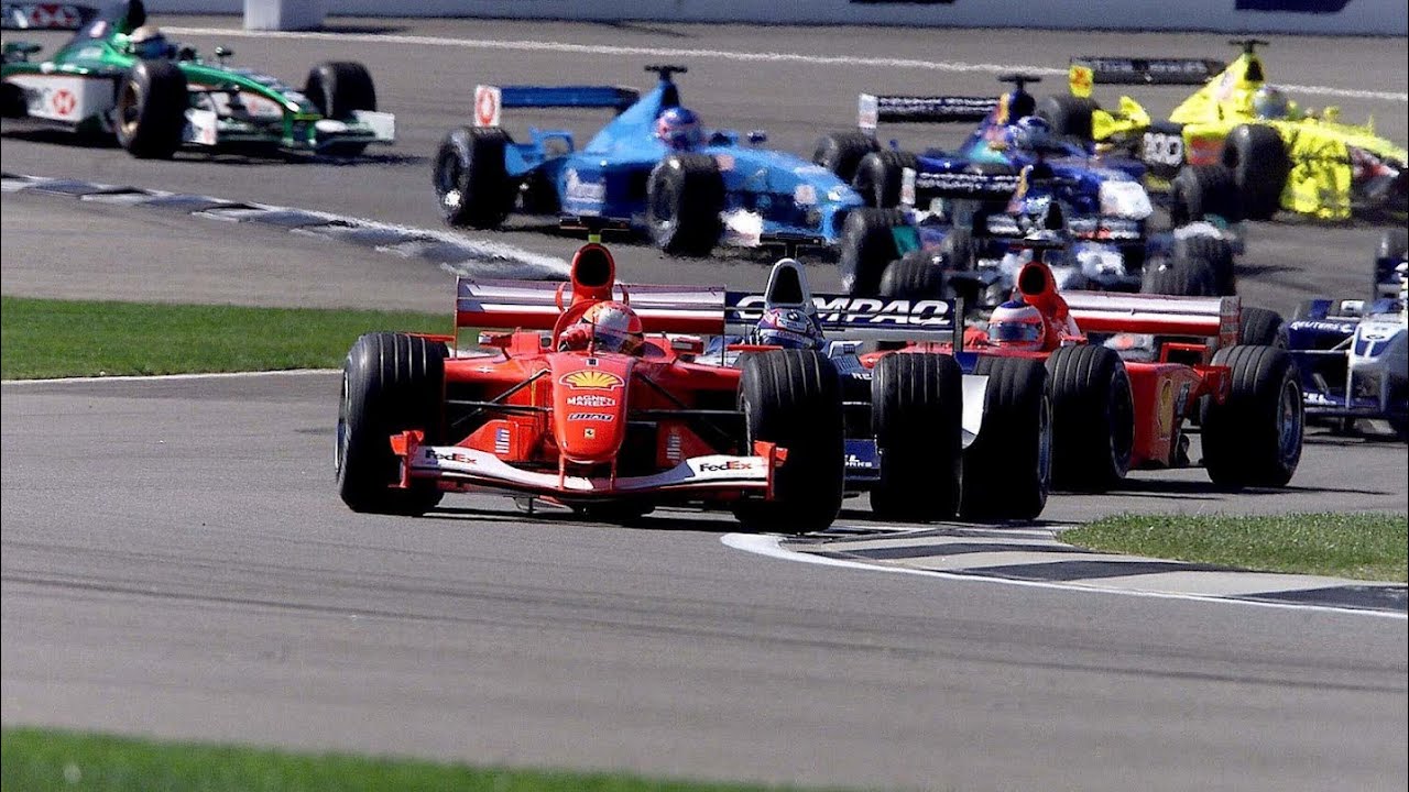 Основные моменты Гран-при США Формулы-1 2001 года (расширенная версия).