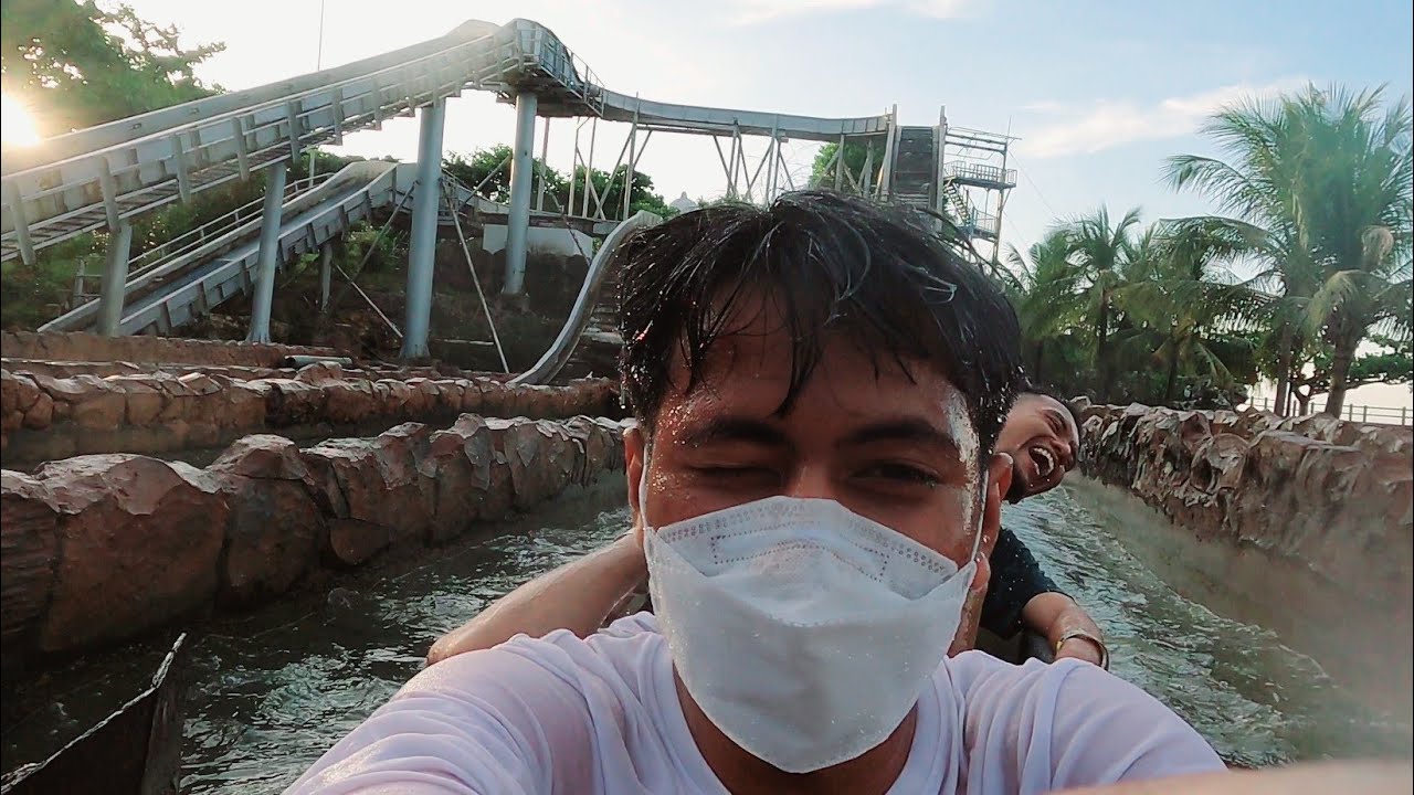 Balok Apung Wisata Bahari Lamongan Basahnya Seperti Diguyur Air Wahananya Mirip Niagara Gara Dufan