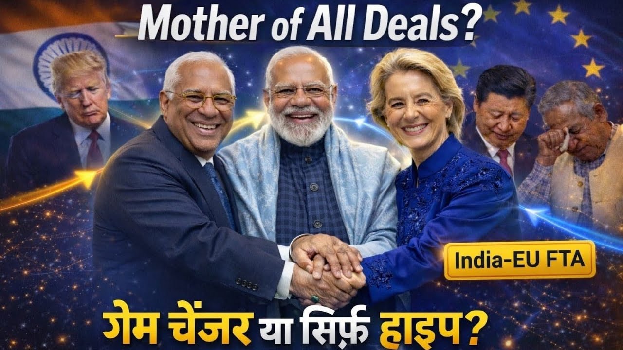 India–EU FTA Explained | Mother of All Deals? Game Changer Ya Sirf Hype?