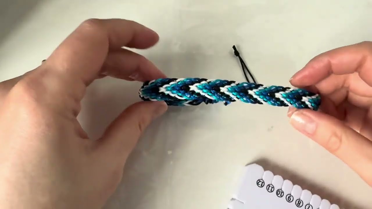 KUMIHIMO Square Pattern FLAT Bracelet