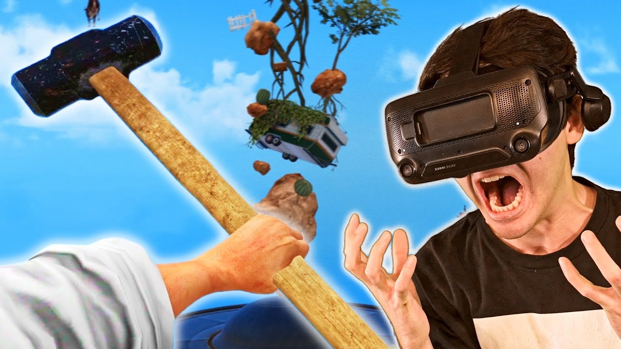Что, если бы Getting Over It был в ВИРТУАЛЬНОЙ РЕАЛЬНОСТИ? | Полное прохождение CLAMB VR