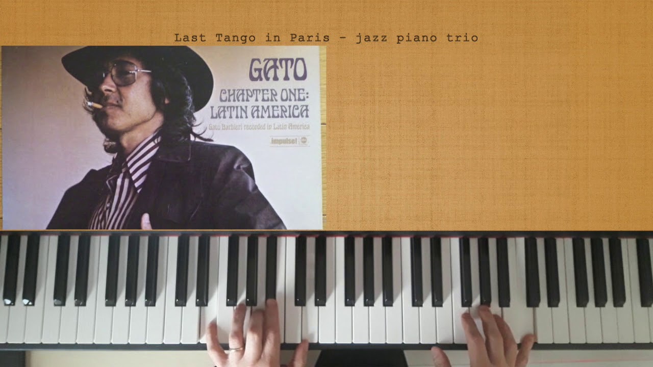 Last Tango in Paris - jazz piano trio - with score