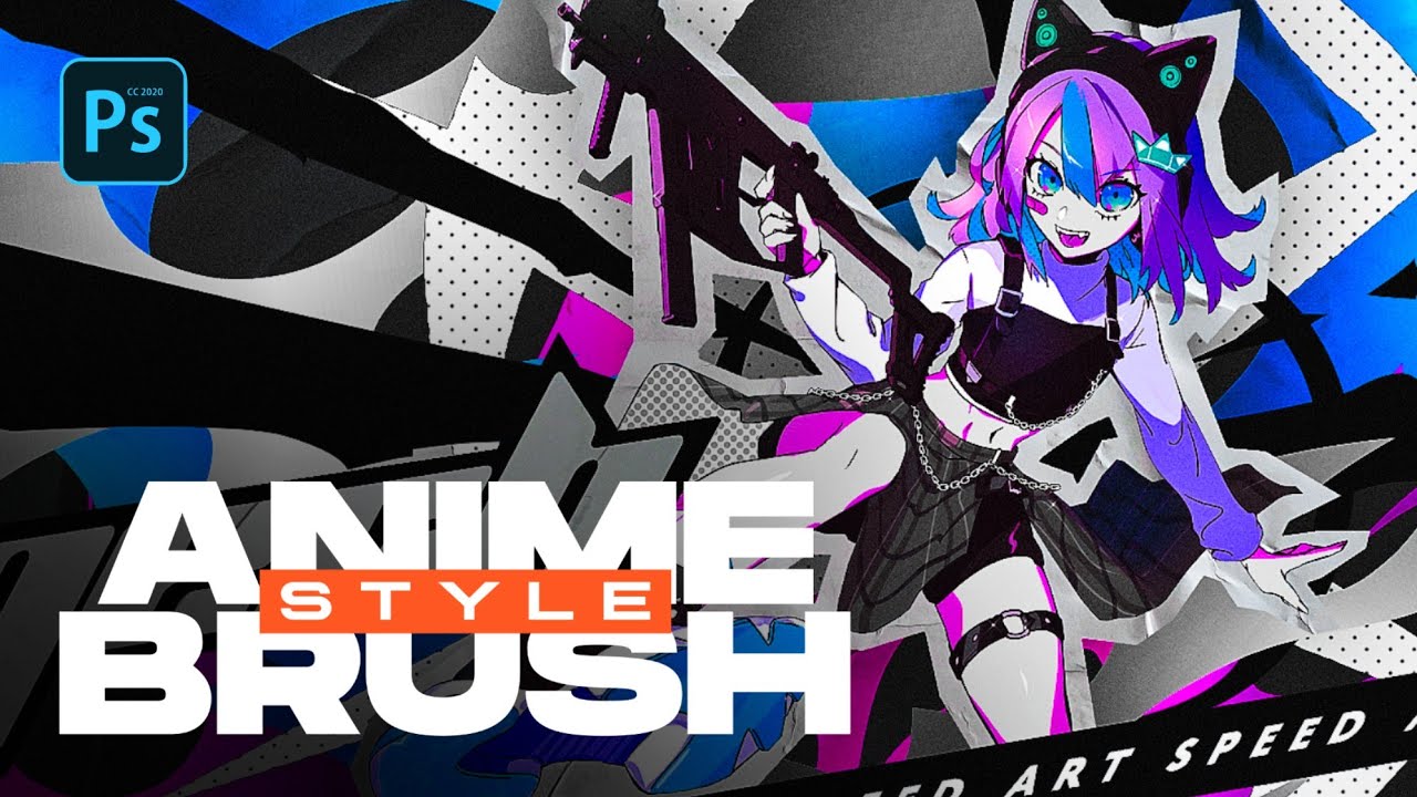 Speed Art - Anime Gfx Brush Style in Android - Photoshop Touch Android