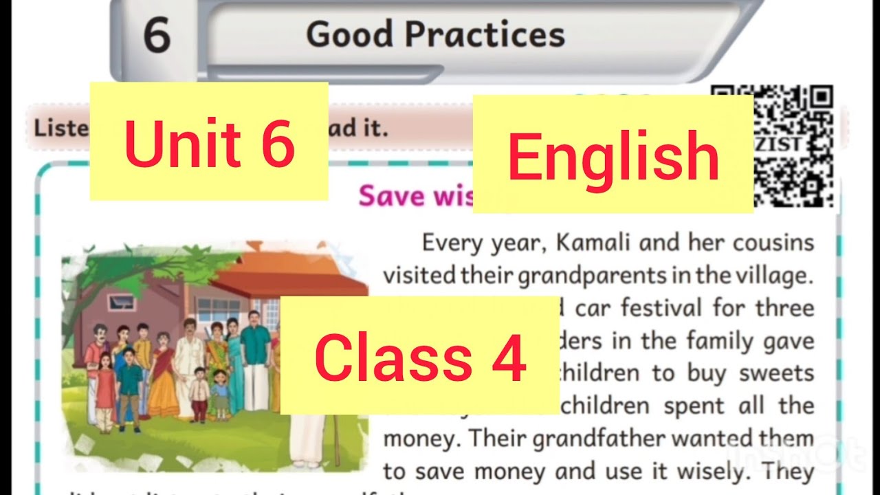 Class 4 Unit 6  Good Practices English Ennum Ezhuthum workbook answers with explanation
