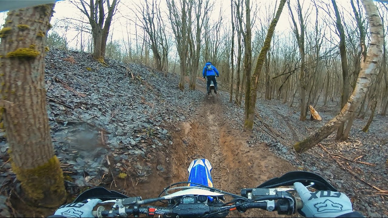 Sherco 125 SE R and Stark Varg trail riding