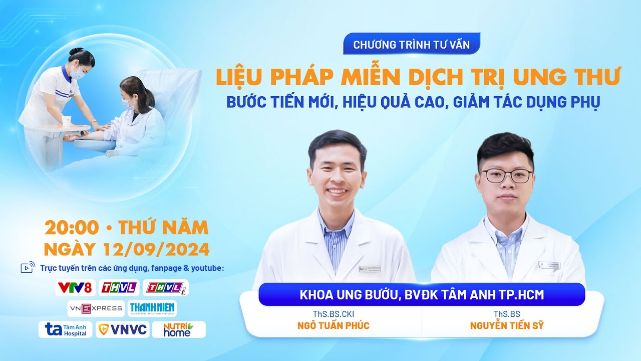 LIỆU PHÁP MIỄN DỊCH TRONG ĐIỀU TRỊ UNG THƯ: BƯỚC TIẾN MỚI MANG LẠI HIỆU QUẢ CAO, GIẢM TÁC DỤNG PHỤ
