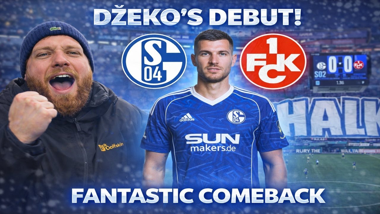 EDIN DZEKO DEBUT! FANTASTIC COMEBACK | Schalke vs Kaiserslautern