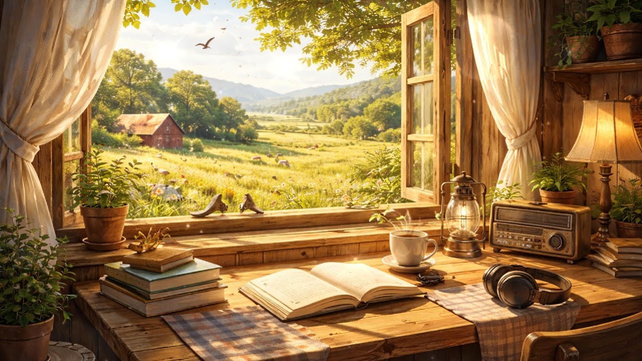 Countryside Calm | Peaceful Study Music in a Quiet Rural Afternoon 🌾 (4 Hours)