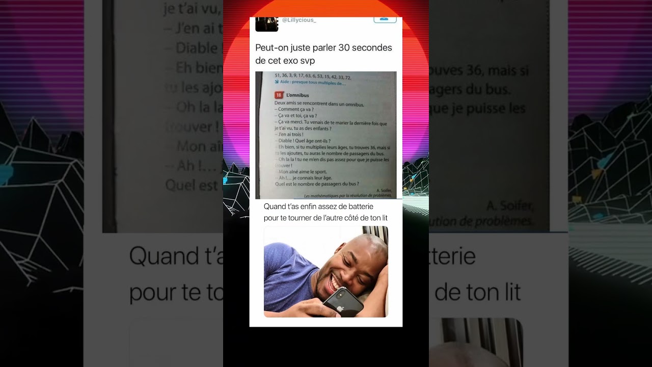 Peut-on juste parler 30 secondes de cet exo ? 🤔 #memes #humour #viralshort #funny #drole