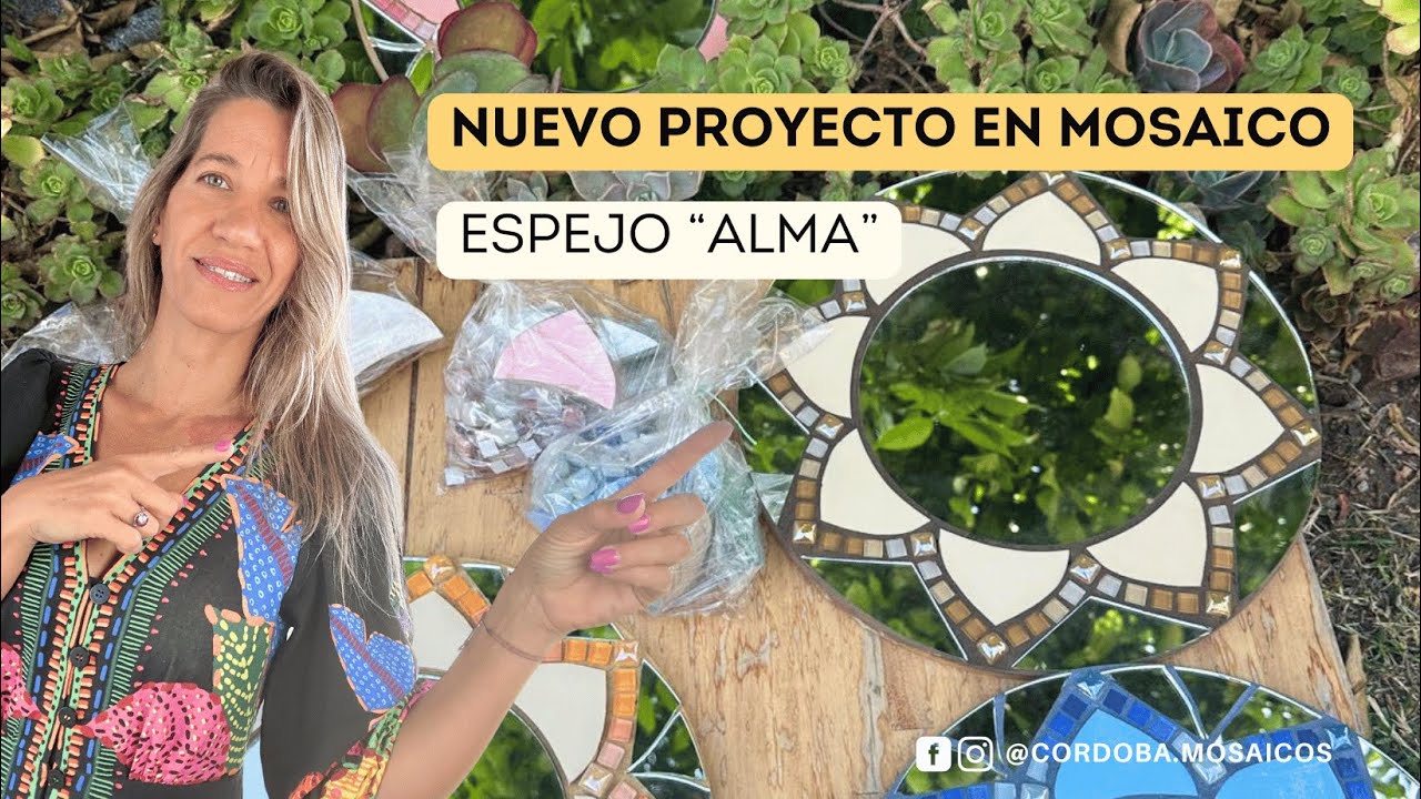 ¡TUTORIAL ESPEJO HECHO EN MOSAICO!