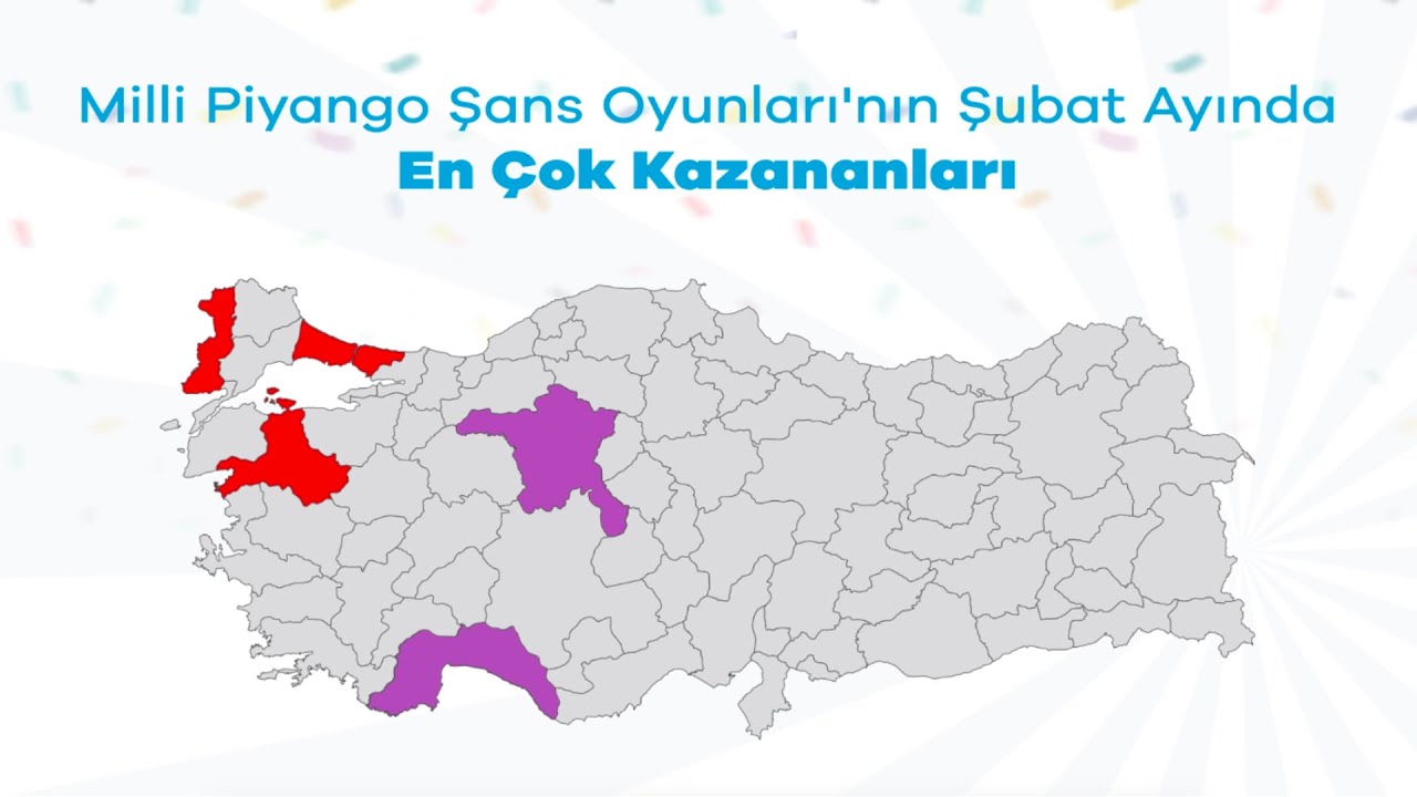 İşte, Milli Piyango Şans Oyunları'nın Şubat ayında en &ccedil;ok kazananları!
