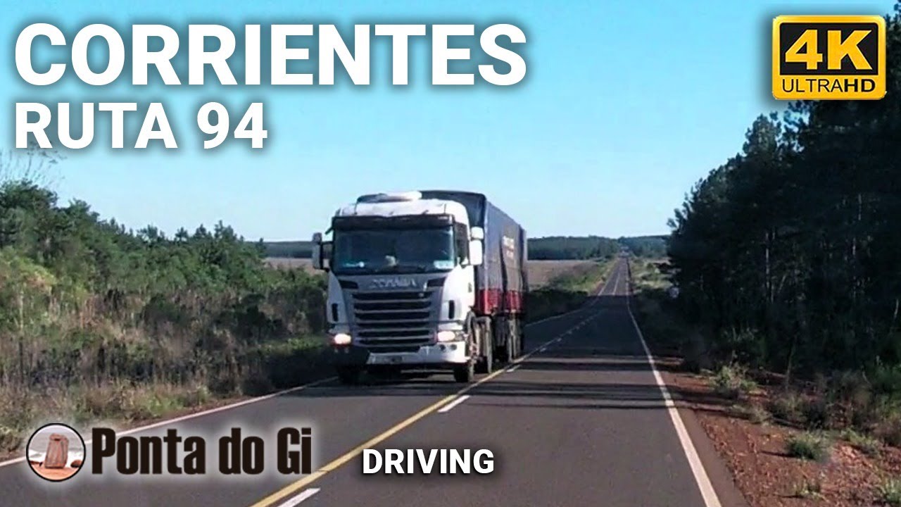 RUTA 94 PROVINCIA de CORRIENTES [Garruchos - Santo Tome] #driving tour 2023 -tiempo real- ARGENTINA