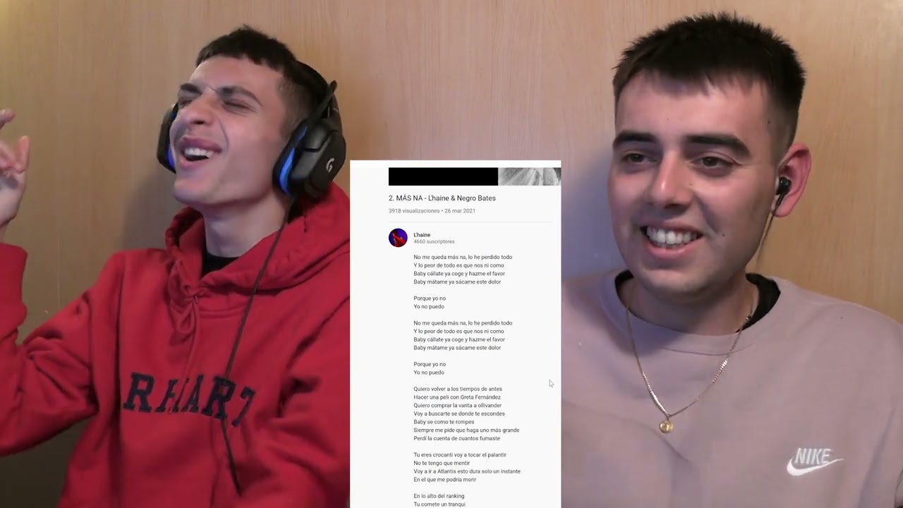 (REACCIÓN)  L'haine & Negro Bates - MÁS NA / ITM4L