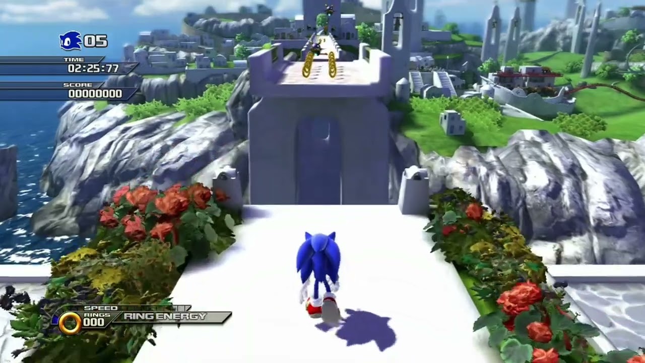 Playing Sonic Unleashed for the first time (I'm bad at it)