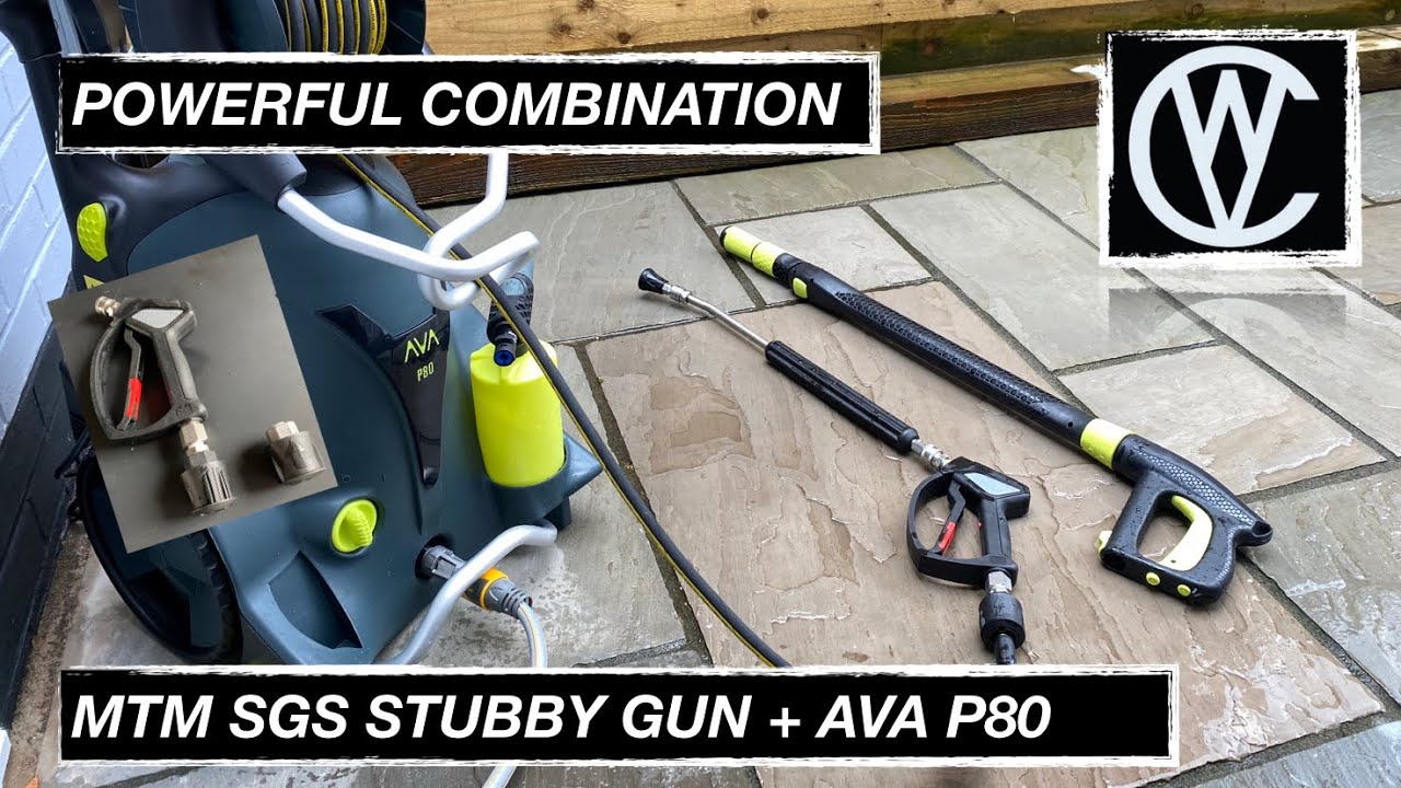MTM Hydro SGS28 Stubby Gun Adapter / AVA P80 Master Pressure Washer!!!