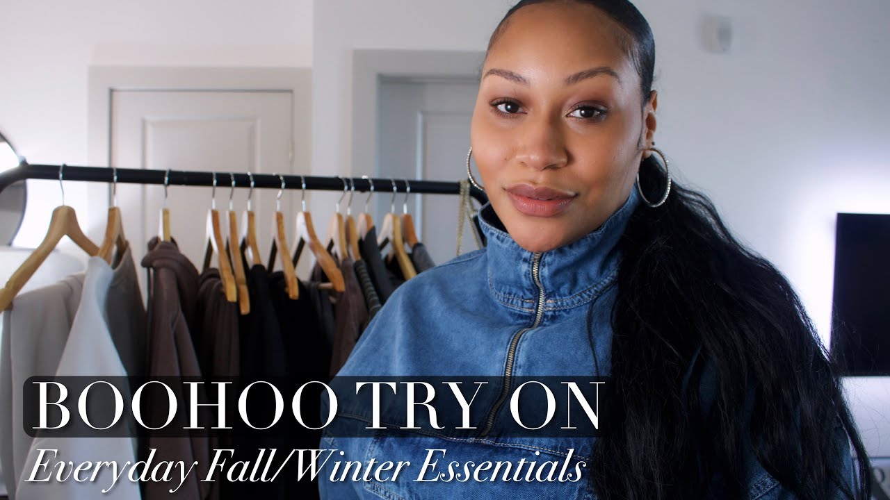 HUGE BOOHOO FALL ESSENTIALS TRY ON HAUL 2021 | CHILL Affordable Clothing | Gabrielle LaFaye&rsquo;